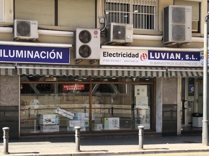Fachada de Electricidad Luvian